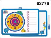 обложка Kribly Boo. Доска-часы двусторонняя, с маркером (синяя) арт.62776 от интернет-магазина Книгамир