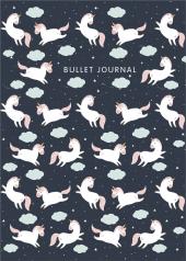обложка Блокнот в точку: Bullet Journal (единороги, 120 c., пружина) от интернет-магазина Книгамир