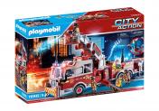 обложка Playmobil. Конструктор арт.70935 "Rescue Vehicles:Fire Engine with Tower" (Пожарная машина) от интернет-магазина Книгамир