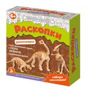 обложка Раскопки "Набор юного палеонтолога" (3 динозавра) от интернет-магазина Книгамир