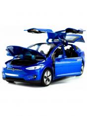 обложка Модель мет. "Tesla Model X" 1:32 инерц. свет, звук открыв. двери,багажник и капот арт.6810/71383 от интернет-магазина Книгамир