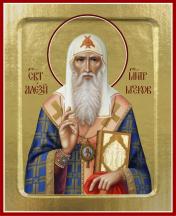 обложка Икона Алексия митрополита Московского, святителя (на дереве): 125 х 160 от интернет-магазина Книгамир