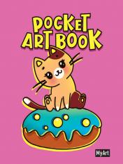 обложка MyArt. Pocket ArtBook. Котик на пончике от интернет-магазина Книгамир