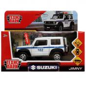 обложка Машина металл свет-звук SUZUKI JIMNY ПОЛИЦИЯ 11,5 см, двер, баг, инер, кор. Технопарк в кор.2*36шт от интернет-магазина Книгамир