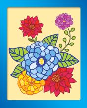 обложка МК-12535 Поздравительная карточка. Цветы (55х70 мм) от интернет-магазина Книгамир