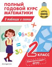 обложка Полный годовой курс математики в таблицах и схемах: 2 класс от интернет-магазина Книгамир