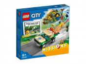 обложка LEGO. Конструктор 60353 "City Wild Animal Rescue Missions" (Миссии по спасению диких животных) от интернет-магазина Книгамир