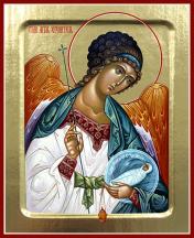 обложка Икона Ангела Хранителя (с младенцем) (на дереве): 125 х 160 от интернет-магазина Книгамир