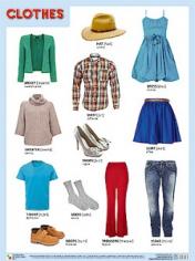 обложка Плакаты (англ). CLOTHES (Одежда) от интернет-магазина Книгамир