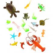 обложка 832D-6300153 Игрушка пластизоль Играем Вместе Морские животные 12 видов +5 водорослей в пак. в кор от интернет-магазина Книгамир