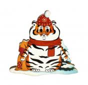 обложка Магнит. Символ года "Новогодний тигрёнок" арт.8435 (Новый год) от интернет-магазина Книгамир
