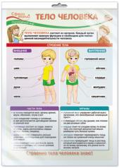обложка *ПО-13541 ПЛАКАТ А2 В ПАКЕТЕ. Тело человека. Окружающий мир в начальной школе (в индивидуальной упаковке с европодвесом и клеевым клапаном) от интернет-магазина Книгамир