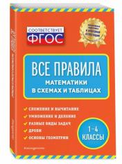 обложка Все правила математики: в схемах и таблицах от интернет-магазина Книгамир