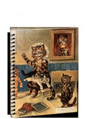 обложка Скетчбук 100л,А5,спир,Уэйн. Непослушный кот(5250) от интернет-магазина Книгамир