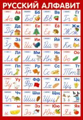 обложка ПЛ-14880 Плакат А3. Русский алфавит (с прописными буквами) от интернет-магазина Книгамир
