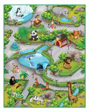 обложка KNOPA. Игровой коврик "Зоопарк 3D" арт.657027 (Пластмастер) от интернет-магазина Книгамир