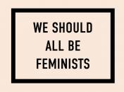 обложка Кардхолдер. We should all be feminists (в форме книжки, 215х65 мм) от интернет-магазина Книгамир