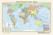 обложка Политическая карта мира. Физическая карта мира А3 (в новых границах) (в тубусе) от интернет-магазина Книгамир