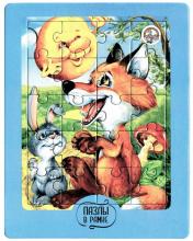 обложка ДК.Пазлы в рамке "Колобок" 20 эл (18,5х14,5см) арт.02868 от интернет-магазина Книгамир