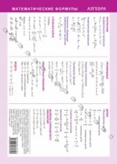 обложка Справочные материалы: Математические формулы. Алгебра от интернет-магазина Книгамир