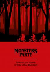 обложка Monsters party. Блокнот для записи очень странных дел (красная обложка) от интернет-магазина Книгамир