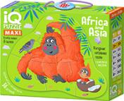 обложка IQ Пазл Напольный Африка и Азия (Africa & Azia) 3+ от интернет-магазина Книгамир