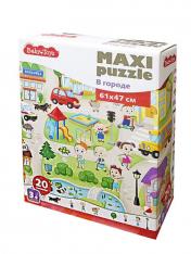 обложка Пазлы MAXI Baby Toys В городе 20 элементов (поле 61х47см) от интернет-магазина Книгамир