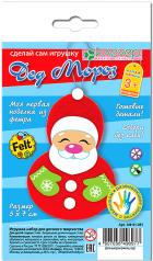 обложка Набор для изготовления фигурки из фетра "Дед Мороз" от интернет-магазина Книгамир