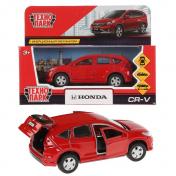 обложка CR-V-RD 272457 Машина металл HONDA CR-V длина 12 см, двери, багаж, инерц, красный, кор. Технопарк в от интернет-магазина Книгамир