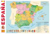 обложка Карта ИСПАНИИ на испанском языке (58 х 87см) от интернет-магазина Книгамир