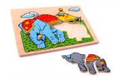 обложка Развивающее пособие "Слон со слонёнком" от интернет-магазина Книгамир