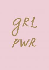 обложка Блокнот. Girl Power (формат А5, тонированный блок, лента-ляссе) от интернет-магазина Книгамир