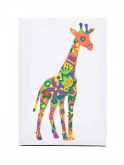 обложка Развивашки.Р3112 Раскраска на холсте "Цветочный жираф" 30х20 от интернет-магазина Книгамир