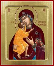 обложка Икона Пресвятой Богородицы, Феодоровская (на дереве): 125 х 160 от интернет-магазина Книгамир