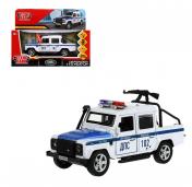 обложка Технопарк. Модель "Land Rover Defender Pickup Полиция" металл. звук 12см арт.DEFPICKUP-12SLPOL-ARMWH от интернет-магазина Книгамир