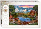 обложка 84041 Мозаика "puzzle" 2000 "Горное озеро" от интернет-магазина Книгамир