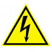 обложка ШН-11080 Наклейки. Предупреждающий знак. Электричество! (96х95мм) от интернет-магазина Книгамир