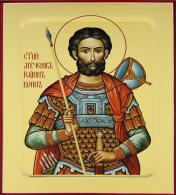 обложка Икона Иоанна Воина, мученика (на дереве): 125 х 160 от интернет-магазина Книгамир