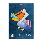 обложка ErichKrause® Альбом для рисования на клею "Birds" А4, 40 листов, арт.54345 от интернет-магазина Книгамир