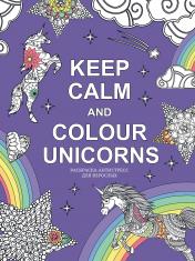 обложка Keep calm and color unicorns от интернет-магазина Книгамир