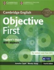 обложка Objective First 4Ed SB +ans +R от интернет-магазина Книгамир