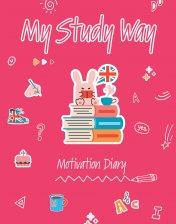 обложка My Study Way: Motivation Diary. (Оформление 2) от интернет-магазина Книгамир