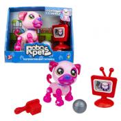 обложка RoboPets. Озорной щенок интерактивная игрушка со звук.эффектами розовый, 3 бат LR44 в ком арт.Т16937 от интернет-магазина Книгамир