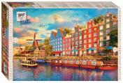 обложка 79153 Мозаика "puzzle" 1000 "Амстердам" (Romantic Travel) от интернет-магазина Книгамир