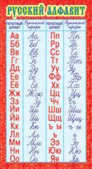 обложка ШМ-3246 Карточка. Русский алфавит (формат 200х107 мм) от интернет-магазина Книгамир