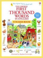 обложка First 1000 Words in English - Sticker Book от интернет-магазина Книгамир
