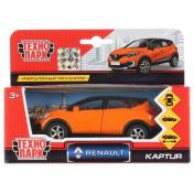обложка Машина металл RENAULT Kaptur оранжево-черный 12см, открыв двери, инерц в кор. Технопарк в кор.2*24шт от интернет-магазина Книгамир