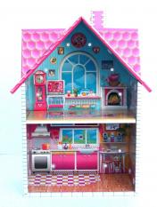 обложка Кукольный домик быстрой сборки "DREAM HOUS. Вилла" в кор.6шт от интернет-магазина Книгамир