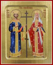 обложка Икона Константина и Елены, равноапостольных (на дереве): 125 х 160 от интернет-магазина Книгамир