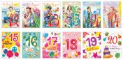 обложка *КО-14691 Комплект поздравительных открыток С днем рождения 12-20 лет: 36 шт. в упаковке: 12 дизайнов от интернет-магазина Книгамир